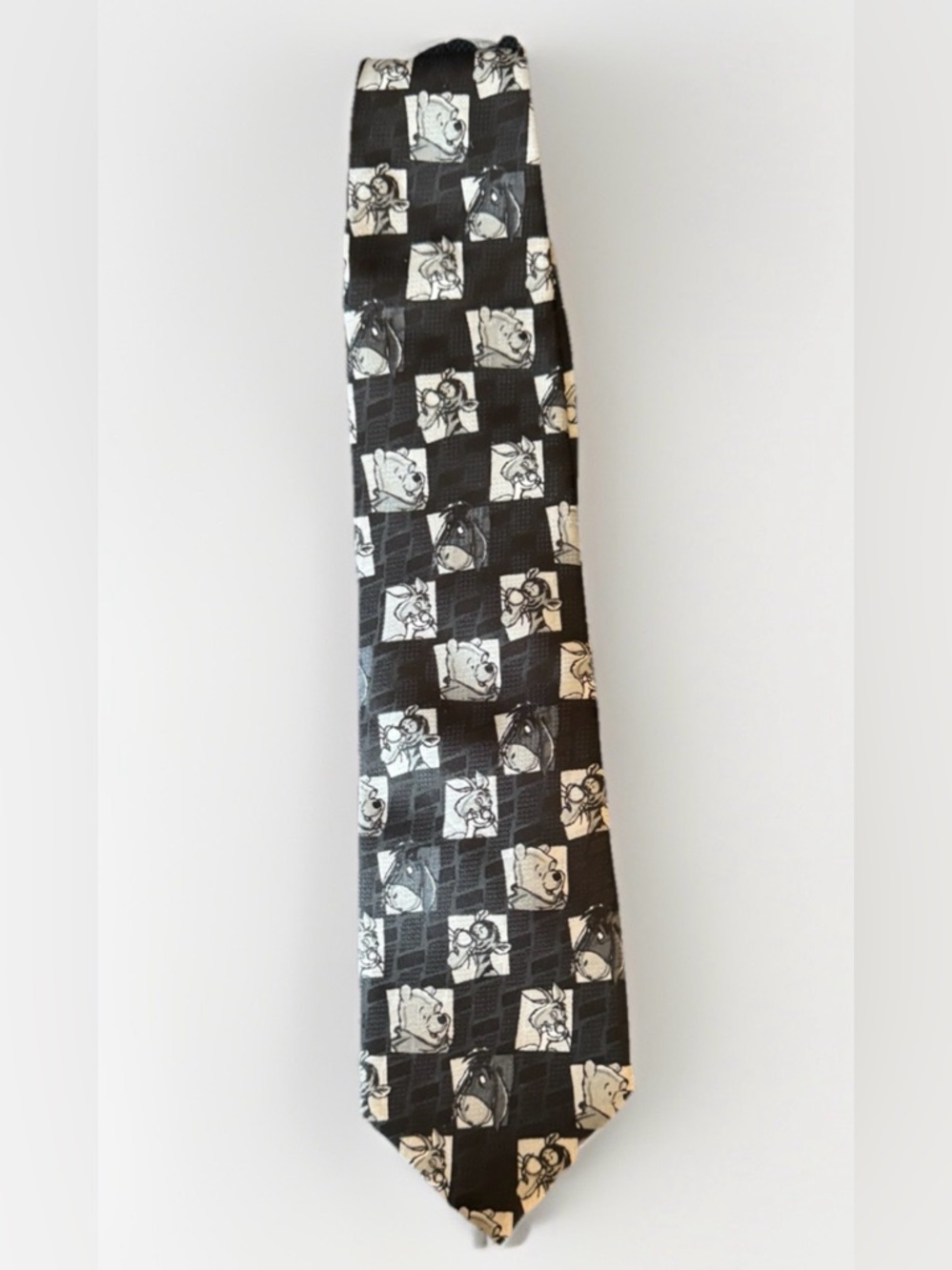 Disney Winnie the Pooh Black Character Tie